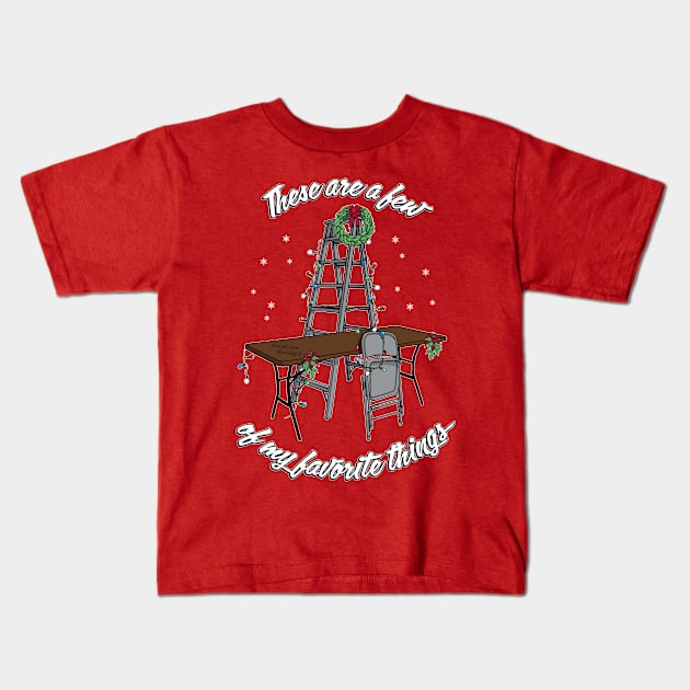 Hardcore Holidays Kids T-Shirt by WarbucksDesign